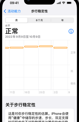 彭州iPhone手机维修如何在iPhone开启'步行稳定性通知'